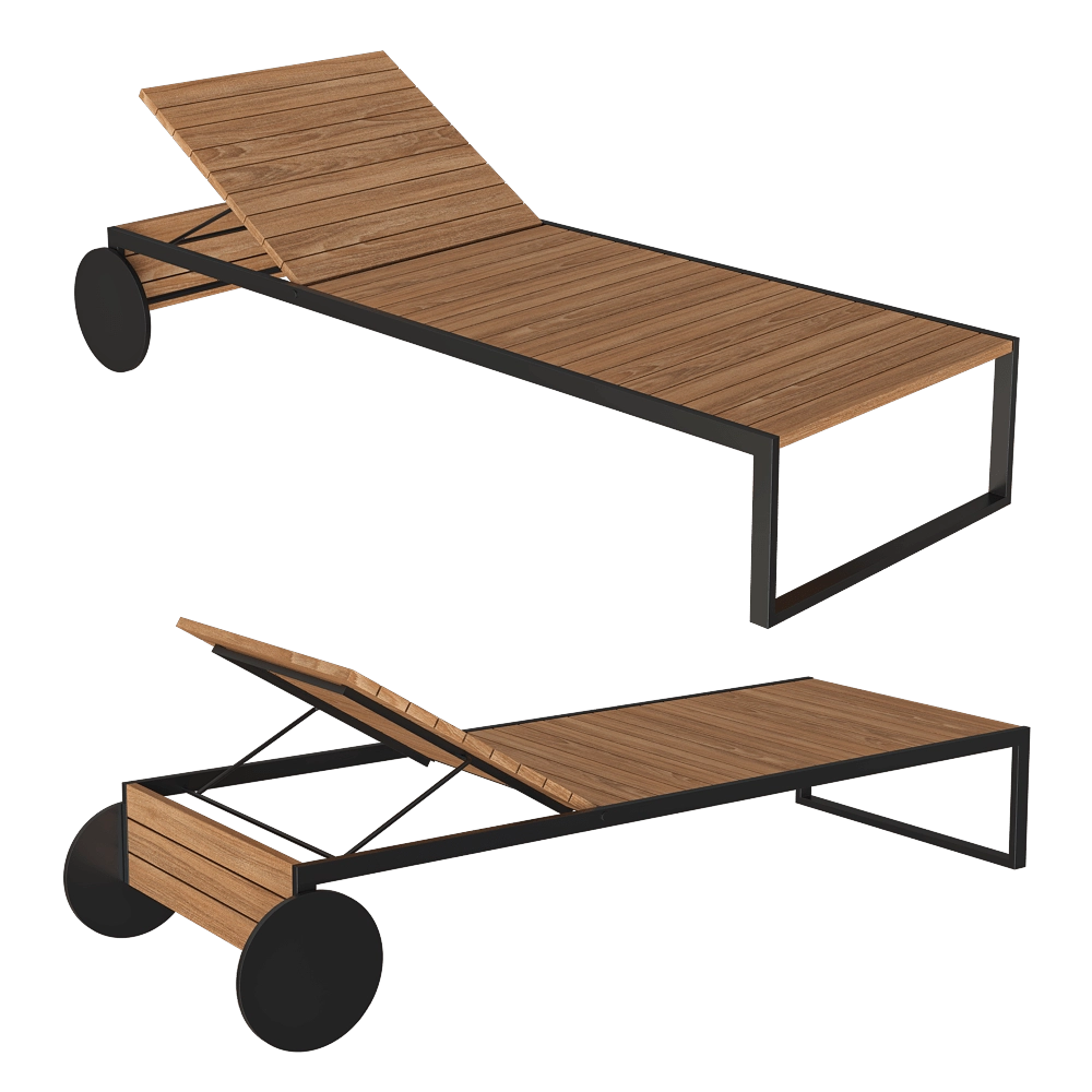 Röshults - Lounger Garden 3D Model