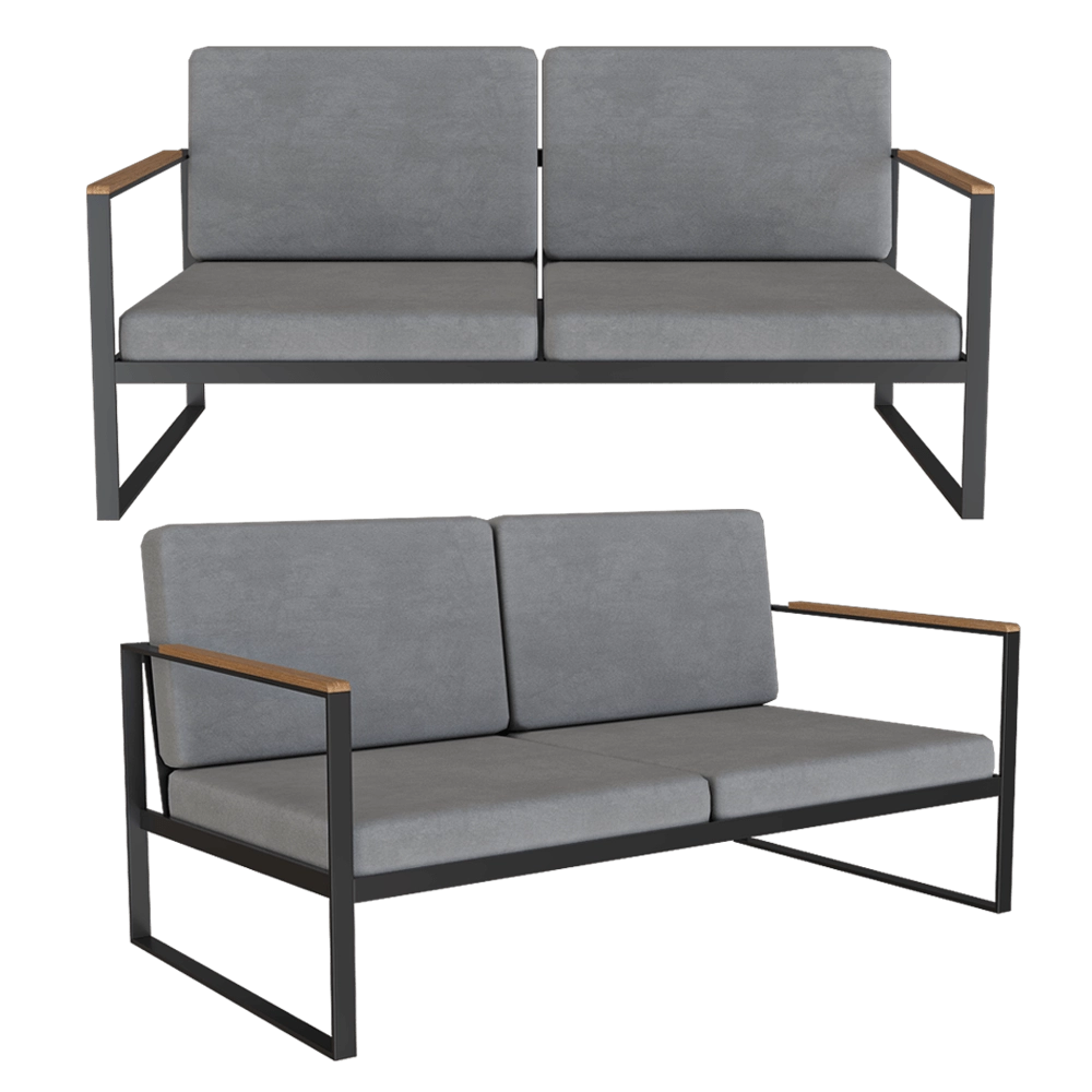 Röshults - Sofa Garden Easy 2 3D Model