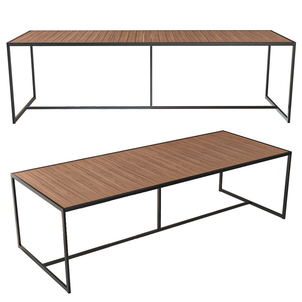 Röshults - Table Garden Bistro 8 3D Model