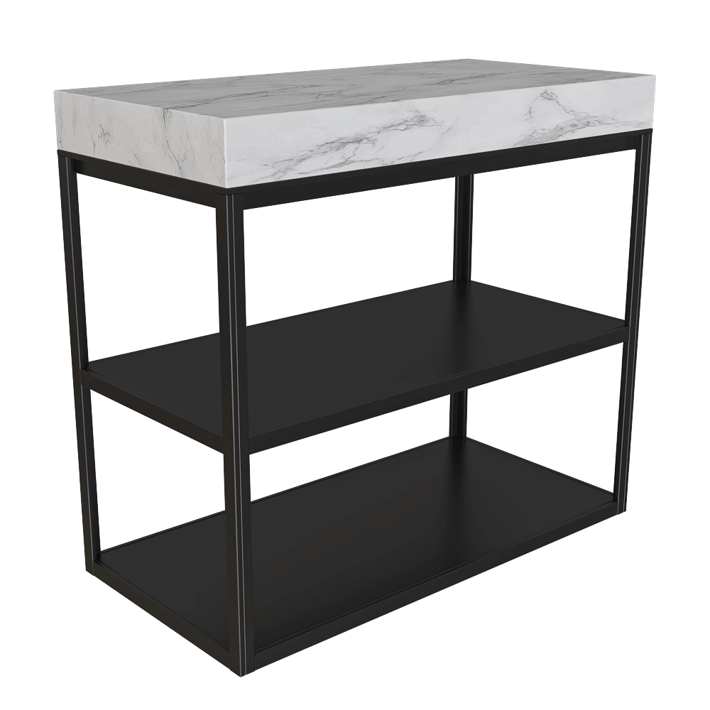 Röshults - Wood Oven Sideboard Marble 3D Model