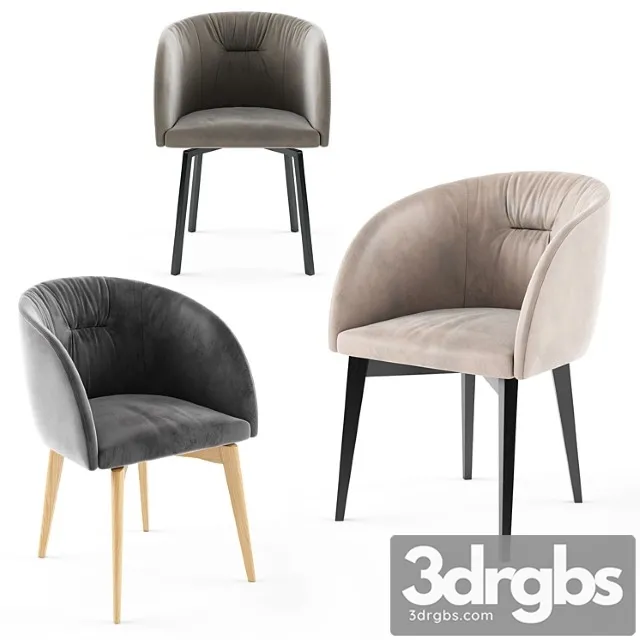 Rosie Soft Calligaris Armchair 01 3D Model Free