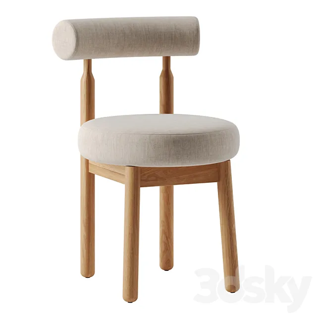 Ross Dining Chair by Lulu and Georgia 3D Model