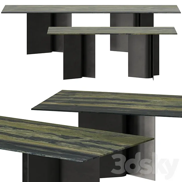 Ross Gardam Breeze Dining Tables 3D Model