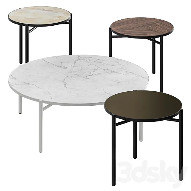 Ross Gardam Noon Coffee Tables 3DModel