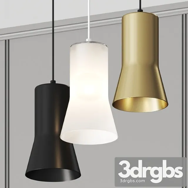 Ross gardam silhouette pendant lamps 3D Model Free