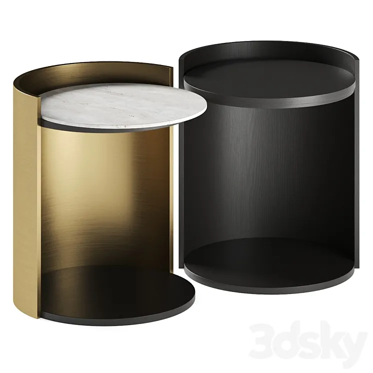 Rossato Arredamenti Rever Side Table 3D Model Free