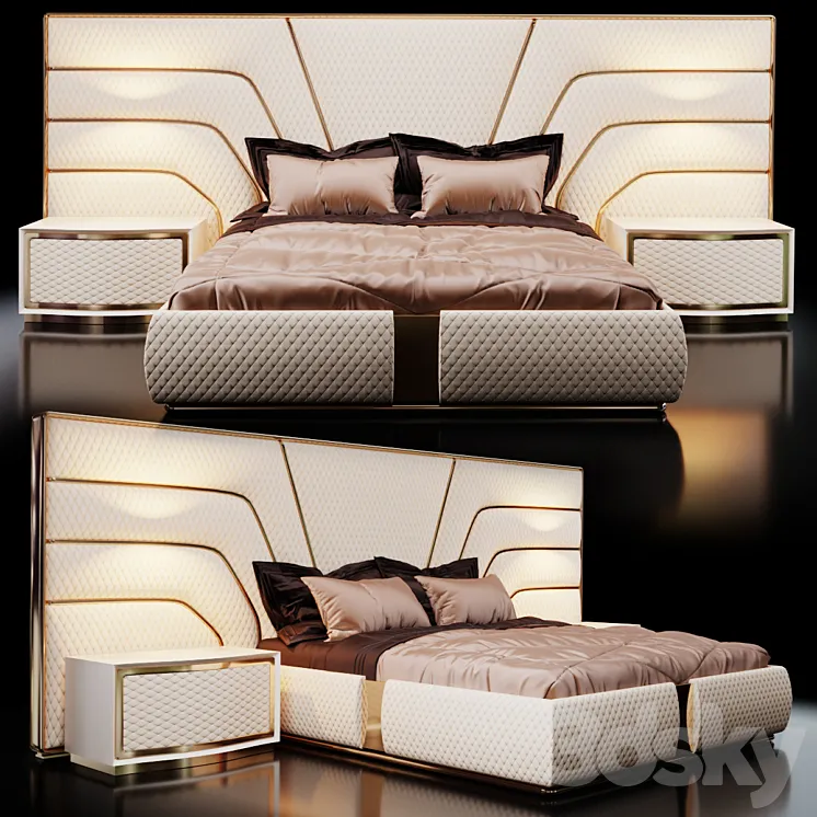 Rossi bed 3D Model Free