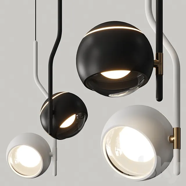 Rossini Illuminazione Igloo Pendant Lamps 3DModel