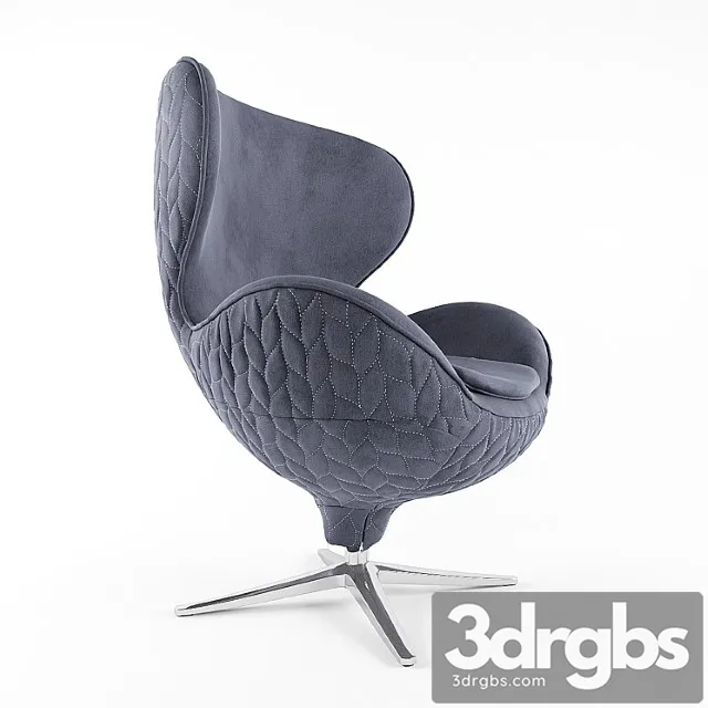 Rotating lounge chair kare design 3D Model Free