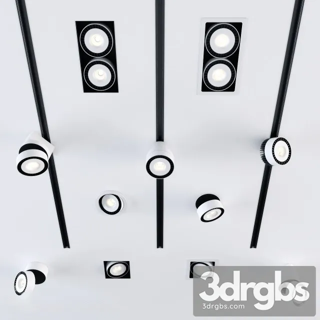 Roter Standart Spot Light Set 3D Model Free