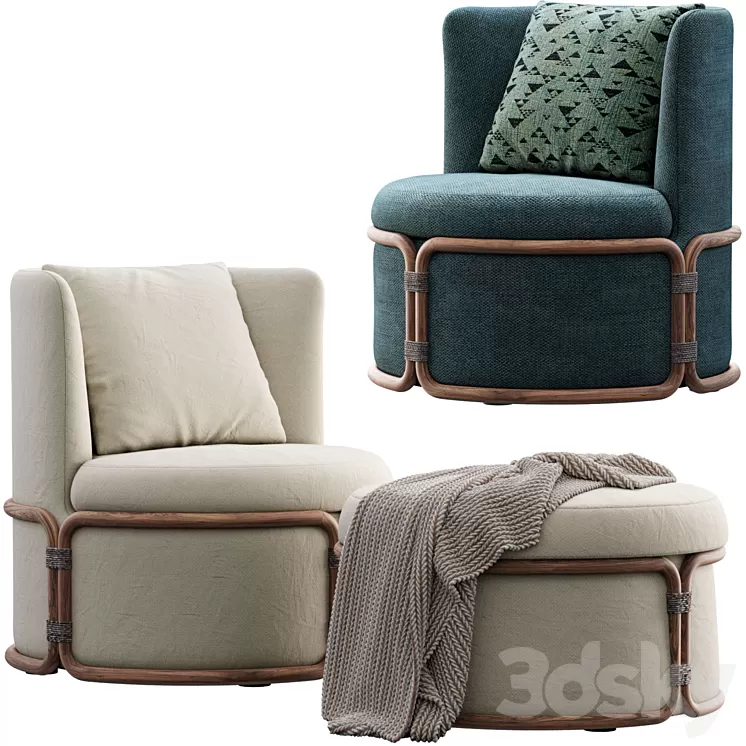 Rotin By Ethimo 3D Model Free