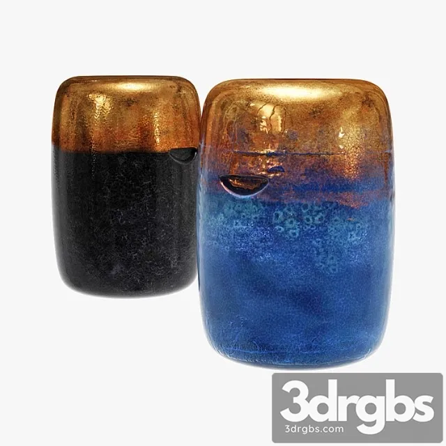 Rouge Decor Pill Stool 3D Model Free