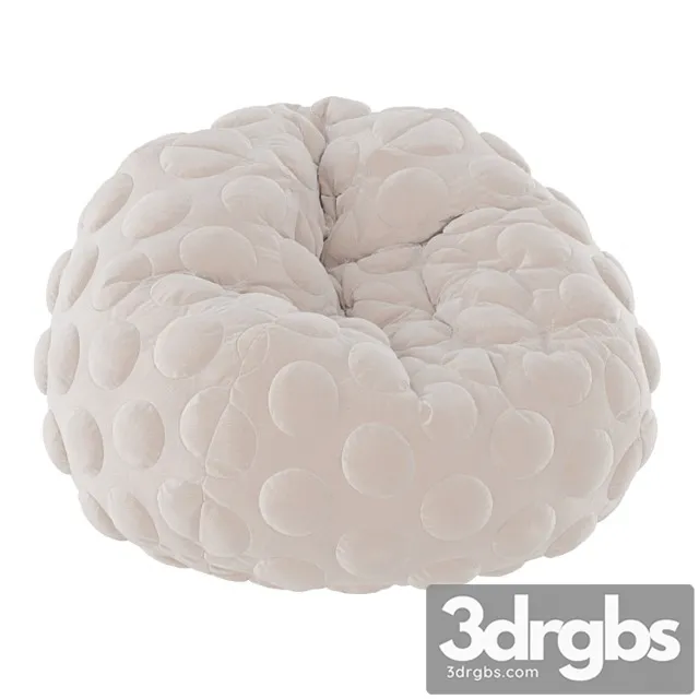 Round Bean Bag 3D Model Free