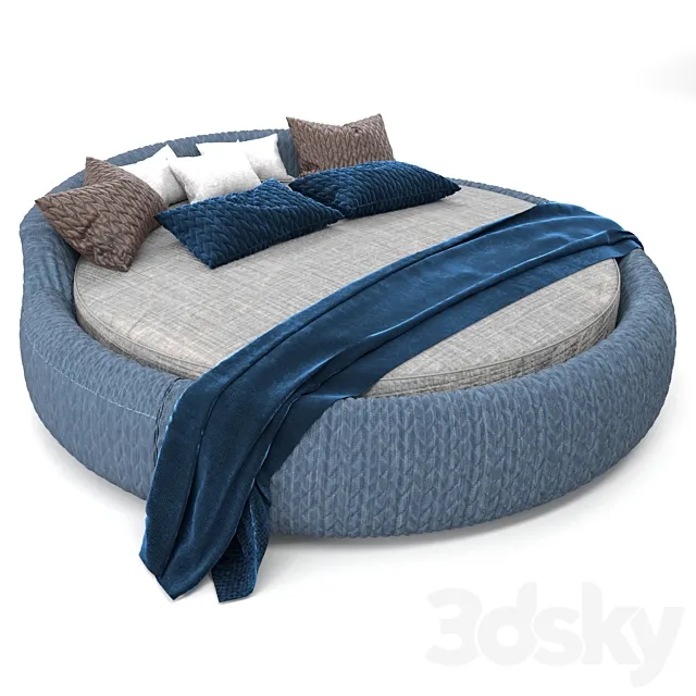 Round bed 3DModel