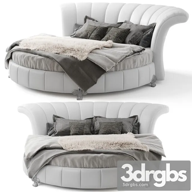 Round bed vgkcvenetian 2 3D Model Free