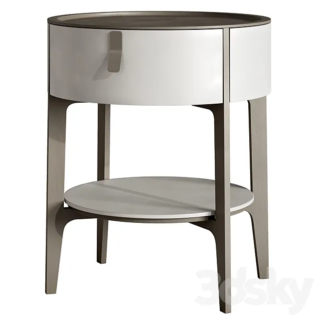 Round bedside table Free Download