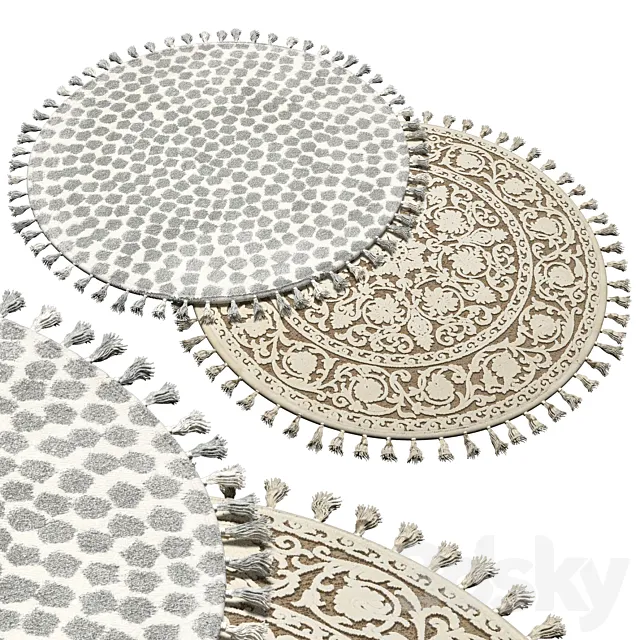 round carpet 06 3DModel