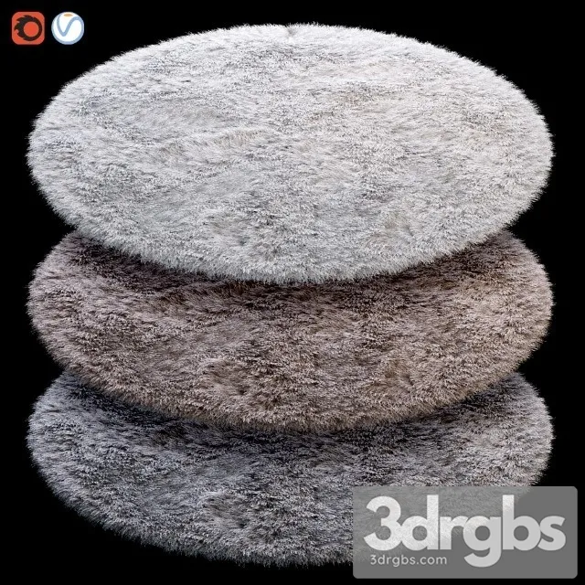 Round Carpet 2011 3D Model Free
