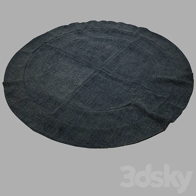 Round Carpet. 3D Model