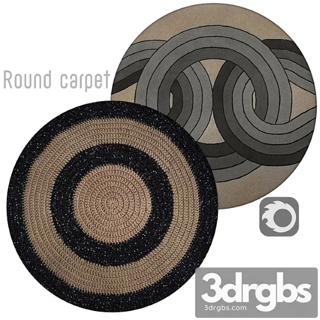 Round Carpet 4 3D Model Free