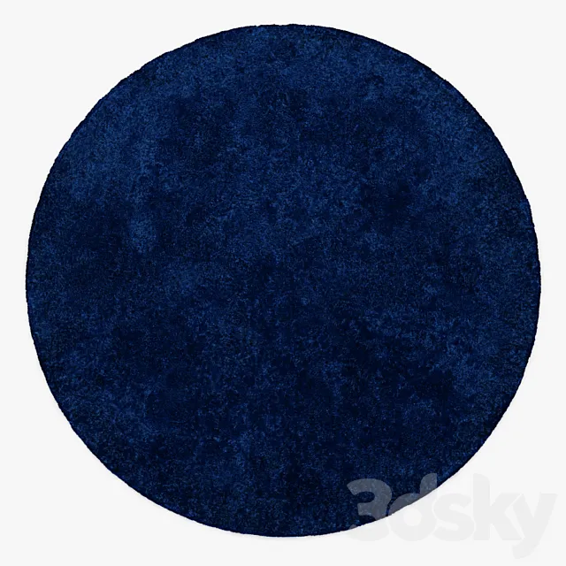Round Carpet Morel 3D Model