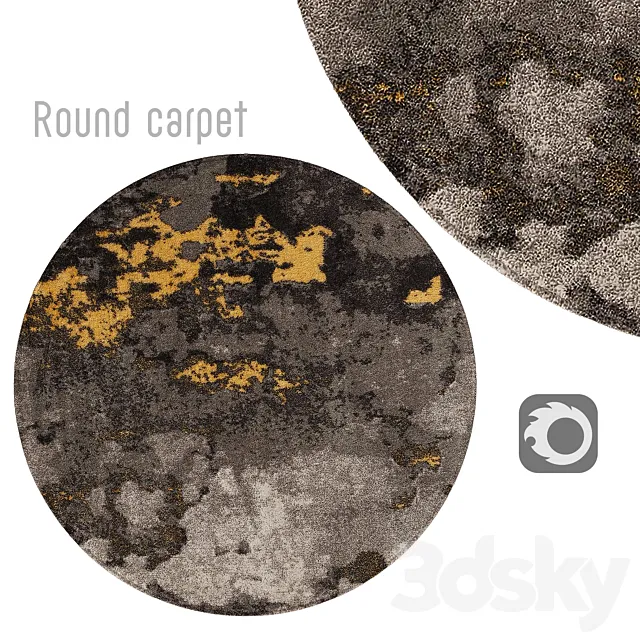 round carpets 3DModel