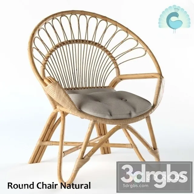 Round Chair 3D Model Free