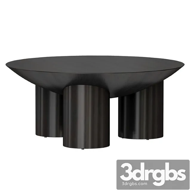 Round Coffee Table Tom Charzoal Three Legged Coffee Table Tsrate And Barrel 3D Model Download