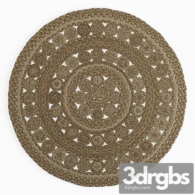 Round jute rug by serena & lily