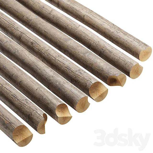 round log 3D Model