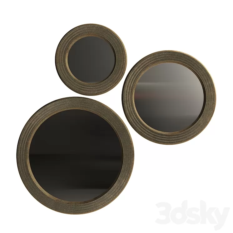 Round mirror 3D Model