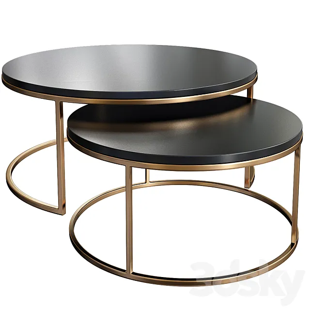 Round Nesting Coffee Table Free Download