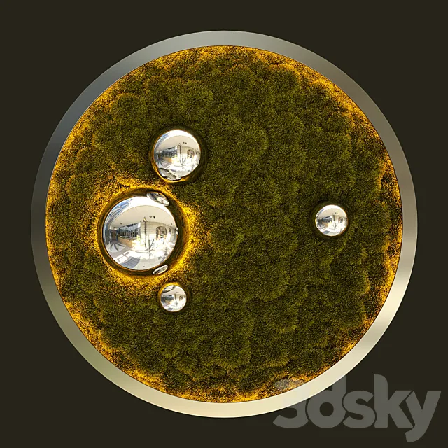 Round phytomodule with backlight 3DModel