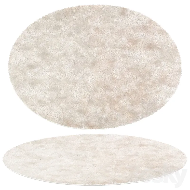 Round rug 08 3D Model Free