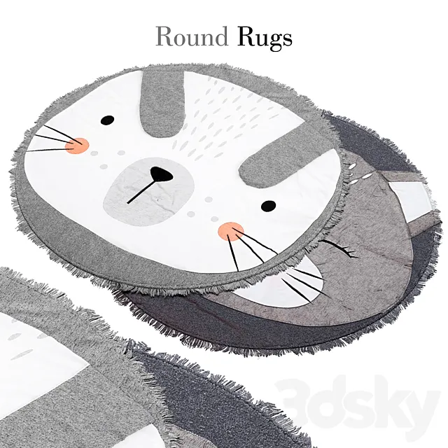 round rug 17 3DModel