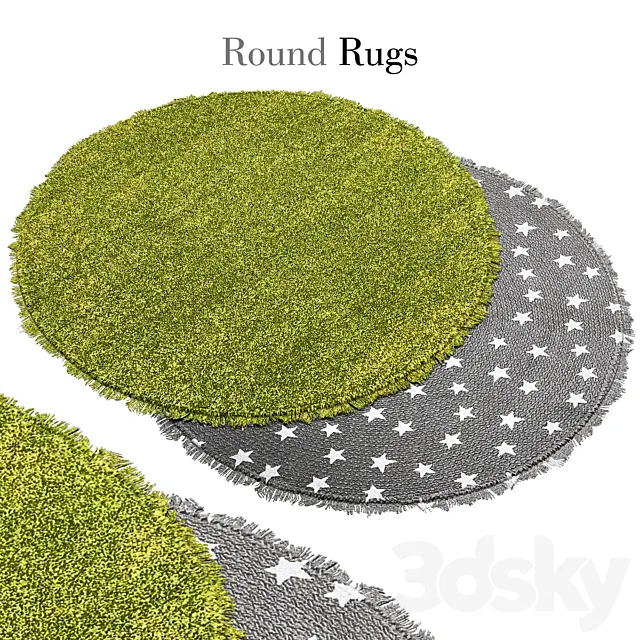 round rug 18 3D Model
