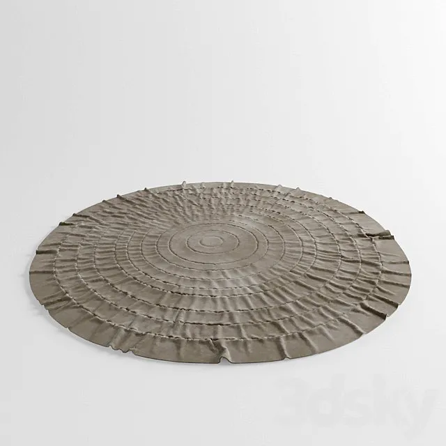 Round rug 3D Model