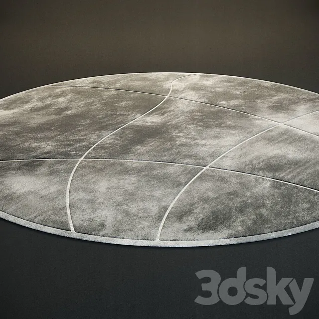 Round rug 3D Model