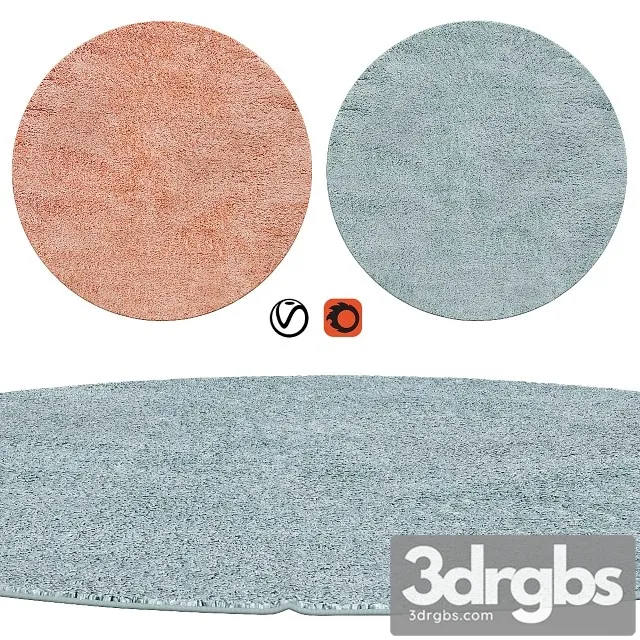 Round Rugs 04 3D Model Free