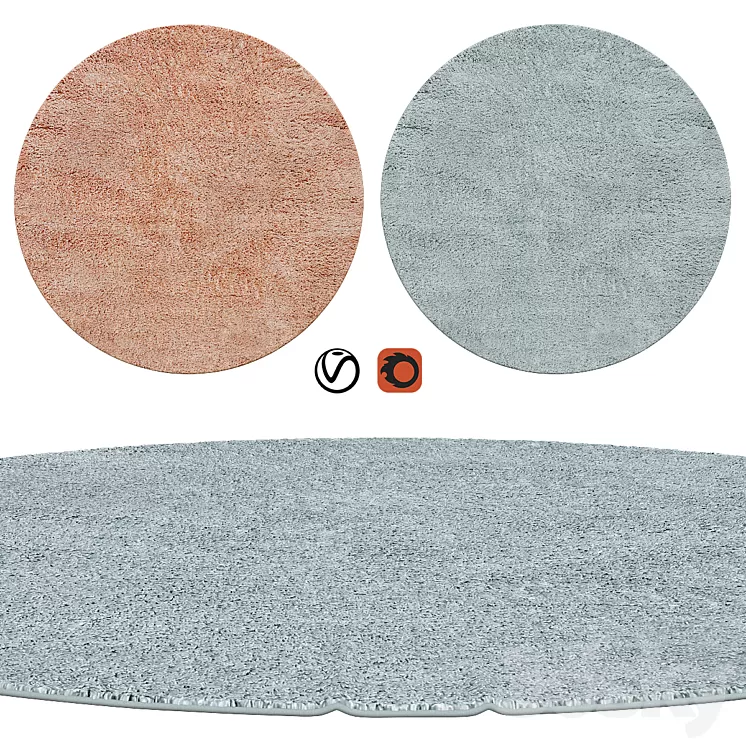 round rugs | 04 3D Model