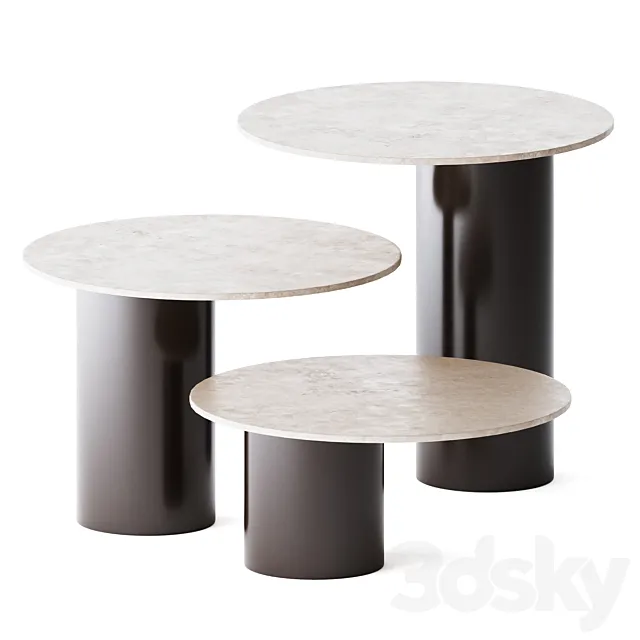 Round Side Tables Petra by Arketipo Free Download