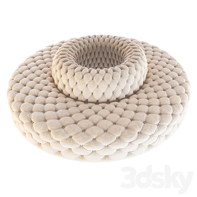 ROUND SOFA 3D Model