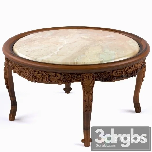 Round Table Classic 3D Model Free