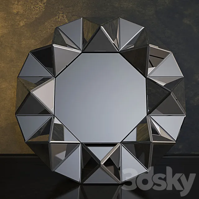Round Venetian Mirror 3DModel