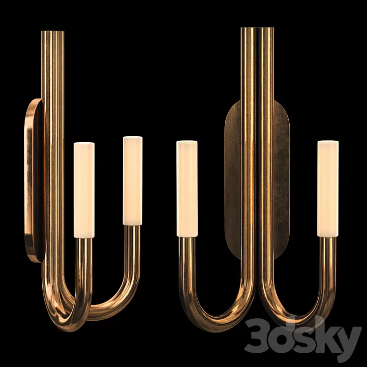 ROUSSEAU DOUBLE SCONCE 3D Model