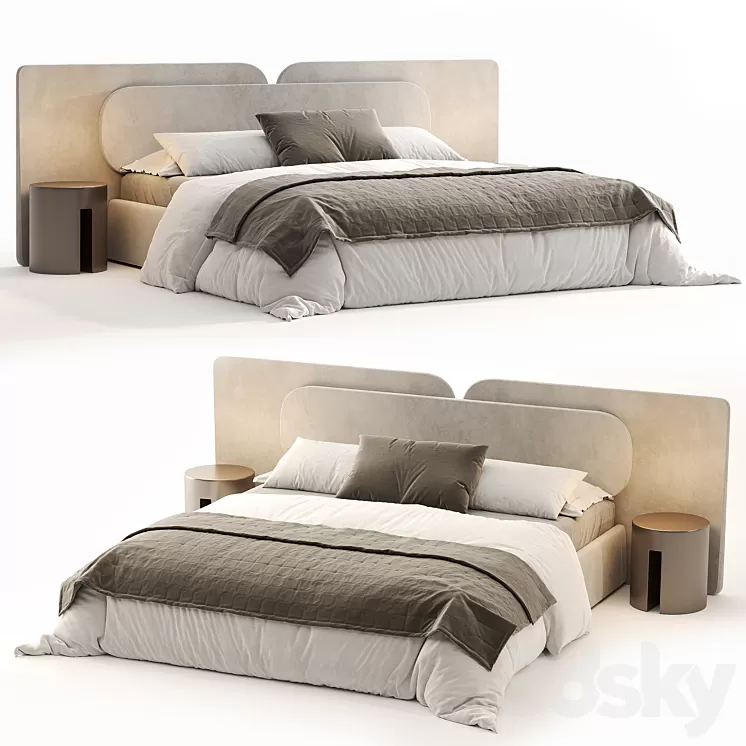Rove Concept Angelo bed 3D Model Free