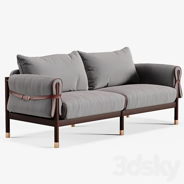 ROVER 3 SEATER SOFA 3D Model
