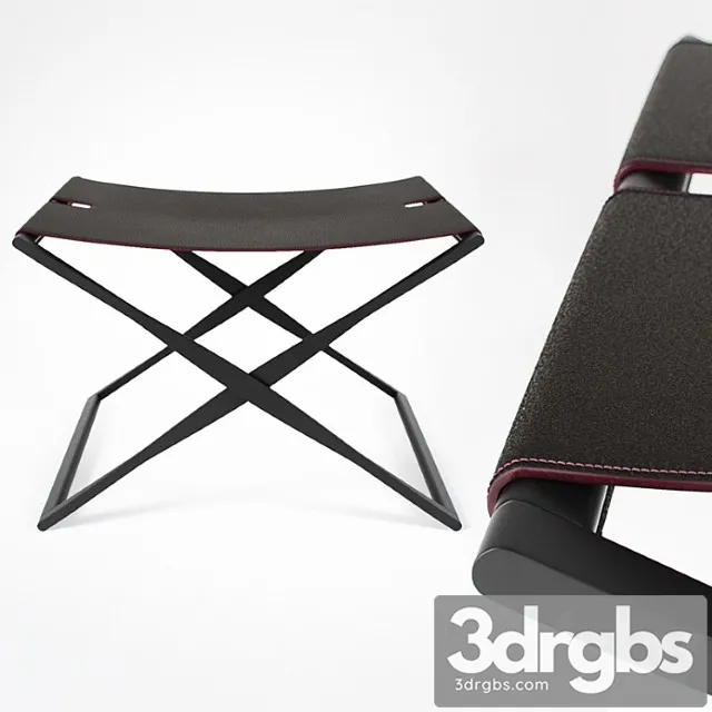 Rover Folding Stool 3D Model Free