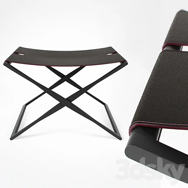 ROVER FOLDING STOOL 3D Model