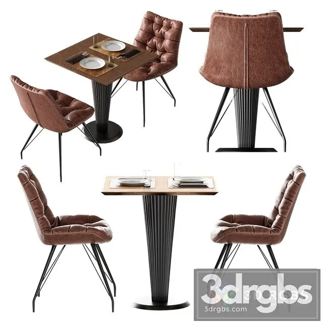 Rowan Brown Richmond Chair 3D Model Free